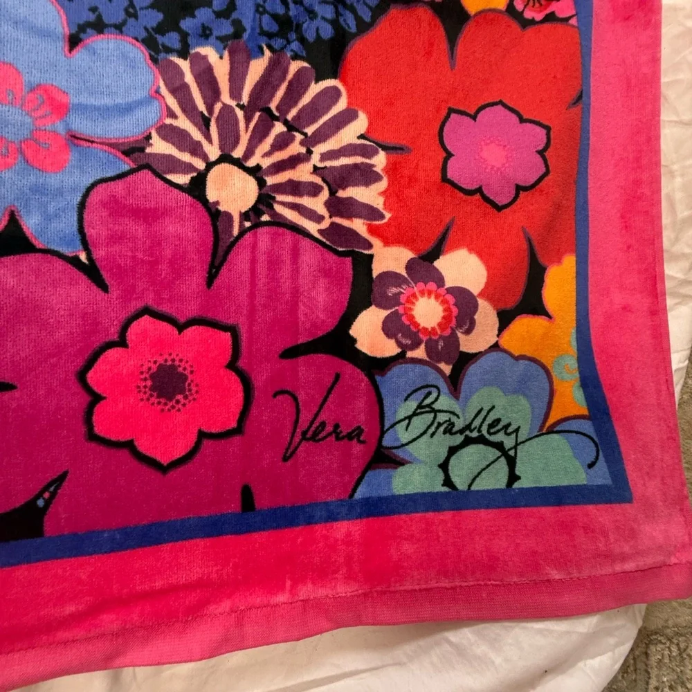 NWT Vera Bradley Floral Fiesta Beach Towel Retired Pattern LAST ONE!